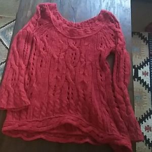 free people long sweater perfect for xmas